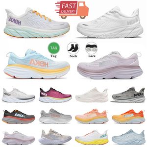 Top Quality Running Shoes Hoka Womens Mens Outdoor Shoes Summer Song Bellwether Blue Nimbus Cloud Shifting Sand 2024 Hokas Designer Sports Sneakers Tamanho 36-45