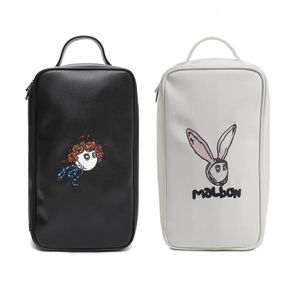 Outdoor Bags MALBON Golf Shoe Sports Portable Men Unisex rose logo handbag 230310