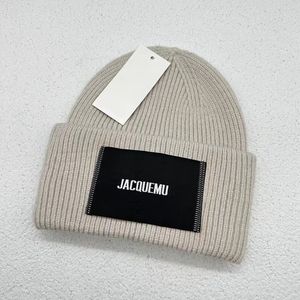 2024 Winter JAC Beanie Paar Brief Tuch Stricken Weiche Dreifach Falten Dicke Warme Mütze Outdoor Sport Kalten Kappe Ins beliebte Farben Hut