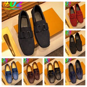 40Model leather men Luxury dress shoes with big tassel Designer men loafers for party and wedding plus size men's smoking slipper size US 6.5 to 12