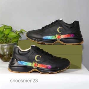 Brand Women Strawberry Designer Luxury Multicolor Men Sneakers Trainers Platform Sneaker Rhyton Mouse Mouth Shoe Casual Size 35-46 Shoes IJDQ