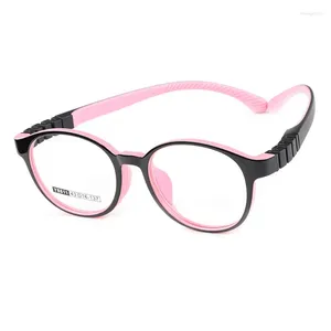 Solglasögon ramar barnglasögon ram tr90 barn glasögon obrytbar säker ultralätt pojkar flickor optisk flexibl silikon trend