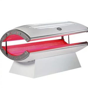 Yeni yükseltme LED Kırmızı Işık Terapisi Kollajen Yatak Makinesi Cilt Beyazlatıcı Kapsül LED Kabin PDT Cilt Gençasyon Kırışmaları Akne Pigment Çıkarma Güzellik Makinesi