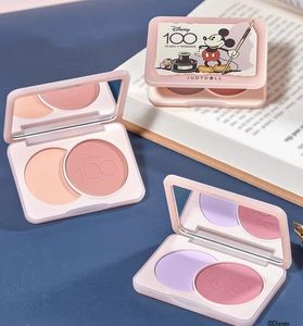 Blush Judydoll Limited Series Dual Color Combination Blush Expansion Convergence Blend Nude Blush Natural Brighten Skin Makeup Palette 231218
