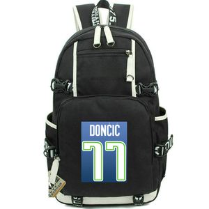 Luka Doncic mochila Wonder Boy daypack Basquete 11 mochila escolar Sport Team packsack Mochila impressa Mochila casual Pacote de dia para computador