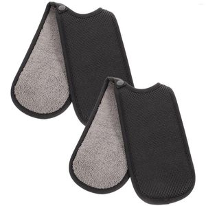 Tapetes de mesa 2 Pcs Lavatório Pia Respingo Capa Cozinha Splashing Proof Pads Home Supply Absorvente Captura Tapete de Fibra de Água para