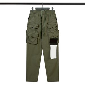 Męskie spodnie cargo, mody dresowe, spodni roboczy, High Street Hip Hop Casual Multi-Pockets Lose Proste Bojowers Joggers, Kolekcja 2024