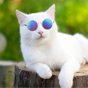 Sunglasses 10pcs/lot Cat Sunglasses Pet Puppy UV Protection Sunglasses Dolls Sun Glasses Small Dog Cosplay Photo Props Pet Products