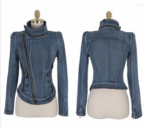 Women's Jackets 2024 Spring Autumn Winter Retro Jacket Cowboy Coat Long Sleeves Denim BF Hip Hop Jean Streetwear