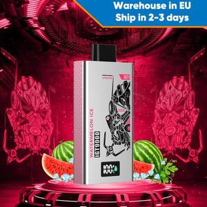 Happ E Sigara 9000Puffs Mesh Bobin Elektronik Sigara Tek Kullanımlık 9K Pod Vape 2 Nico Güç 14ml Vaper Meyve Suyu Şarj Edilebilir Buharlaştırıcı