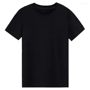 Abiti da uomo B6083 T-shirt slim da uomo T-shirt tinta unita T-shirt bianca standard T-shirt bianca nera