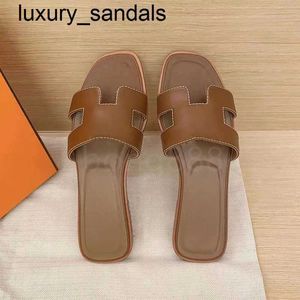 Orans Sandals Women Slippers 7A Genuine Leather Oran Paris sheepskin Luxury multi color colors shoal leisure indoor complete set of accessories slide qq