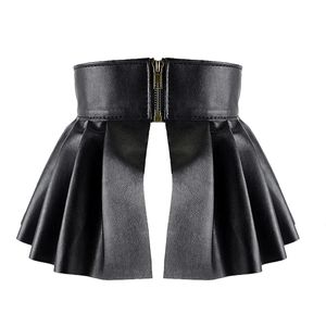 Dresses Womens Ladies Sexy Skirts Faux Leather High Waist Front Zipper Pleated Skirts Split Pole Dance Mini Skirt for Parties Clubwear