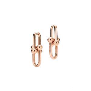 Tiffanyes Ohrringe Designer-Schmuck Damen Originalqualität Heart Wear Series Link Trend Ohrringe Damen Feiner Luxusschmuck