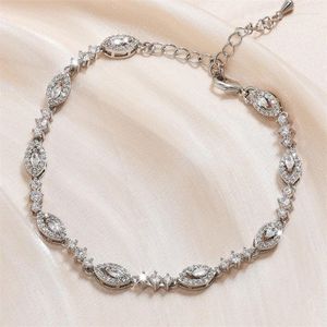 Charme pulseiras zakol moda cavalo olho zircônia para mulheres geométrica requintado cz pulseira casamento aniversário jóias