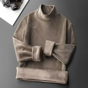 Erkek termal iç çamaşırı termo ince termal kalınlaştırılmış taban giysileri iç çamaşırı kazak sonbahar üstleri uzun tişört tişört erkekler kış polar dip sıcak kol 231218