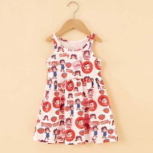 Flicka 8 Summer Little Girl 12 Kids Dresses 10 Summer Dresses 11 Year Old Princess Dress Girl Christmas Banquet Party 5 L231218