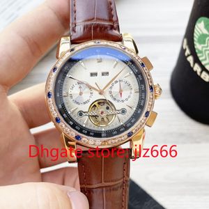 Orologio da uomo orologio meccanico design di lusso PP movimento meccanico completamente automatico tourbillon impermeabile impermeabile 50 m, superficie a specchio in zaffiro,aa