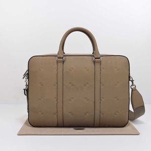 Designer Men Ophi BROSCASES TOTA BAG Italy Luxury Laptop Bags Leather Attache Case Handbag Cross Body Strap Business Bags 230715