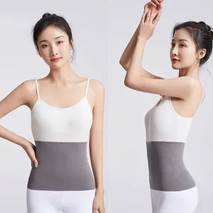 Gürtel Elastische Kaschmir Thermal Kummerbund Taille Unterstützung Bauch Gegendruck Wärmer Innenbekleidung Winter Warm Verdickung Bauchschutz