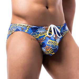 Shorts masculinos Sexy Mens Underwear Board Shorts Swim Briefs Bikini Swimwear Troncos de natação para meninos Maiôs Maiôs Praia ShortsL231218