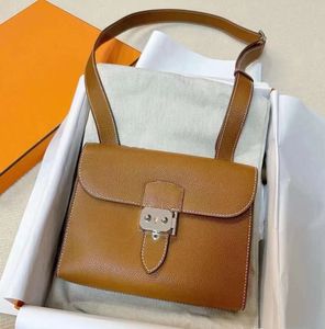 % 100 gerçek deri çapraz gövde çantası 2024 yeni Togo Deri Depeches 21cm Unisex Erkek ve Kadın Omuz Çantaları Moda Messenger Çanta Kavramaları Lüks Tasarımcı Çantalar 2554