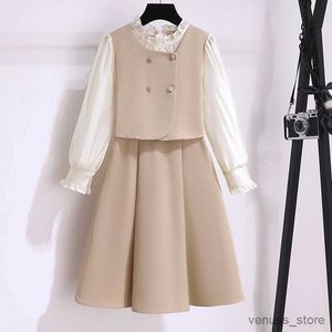 女の子のドレスキッズスクールドレス女の子の服のティーンエイジャープレッピースタイルの子供衣装ベビー服女の子ベスティドス6 8 10 11 12年