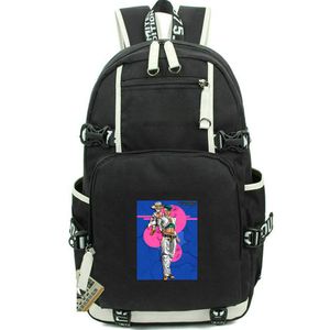 Rohan Kishibe backpack JoJo Bizarre Adventure daypack Anime school bag Cartoon packsack Print rucksack Casual schoolbag Computer day pack