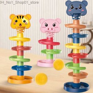 Sorting Nesting Stacking toys Montessori Toys Baby 0 12 24 36 Months Track Rolling Ball Push Pop Sliding Ball Early Education Toys For Kids Children Sensory Q231218