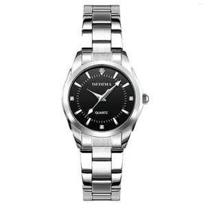 Wristwatches Women's Watch Couple Waterproof Female Student Quartz Hand Relojes De Mujer Clasicos Montre Femme Acier Inoxydable