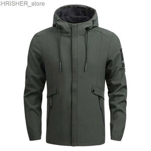 Jaquetas táticas masculinas corta-vento jaquetas de campo militar casacos masculinos táticos à prova d'água casaco piloto com capuz homens caça roupas do exército 5XL 6XL 7XLL231218