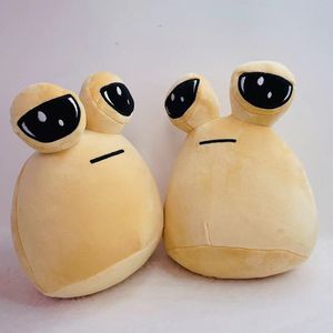 جميل pou plush plush plush Anime لعبة أنيمي لعبة Maw Plush Toys Kawaii Cartoon My Pet Alien Doll Soft Pillow Pillow Hidshipts Xmas