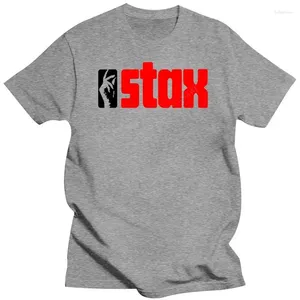 Męski Polos Beach Man Tee koszulka mody TES-TES STAX Records for Men T-shirt Kobiety DMN Black Male Classic Vintage T-shirts