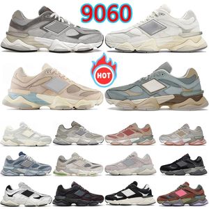 New nb 9060 designer running shoes for men women 9060s Sea Salt White Blue Haze Quartz Grey Bricks Wood Burgundy Black White trainers mens sports sneakers36-45