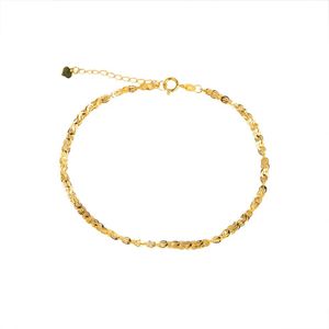 Bangle XF800 Fine Jewelry Real 18K Gold Bracelet AU750 Adjustable Full Phoenix Tail Chain for Women's Wedding Gift S538