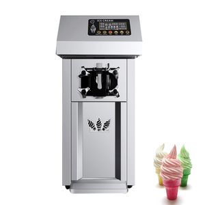 Machine à crème glacée molle commerciale de bureau 1 saveur faisant la Machine 1200W