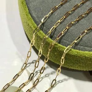 Armreifen YUNLI Armband aus echtem 18-karätigem Gold, reine AU750-Kette, Retro-Armband, ein edles Schmuckgeschenk für Frauen