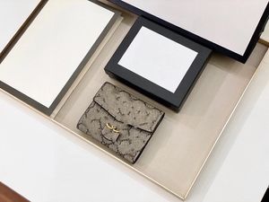Carteira de designer de luxo masculina carteira feminina bolsa de moedas moda casual bolsa de embreagem saco de cartão de crédito multifuncional pequena bolsa