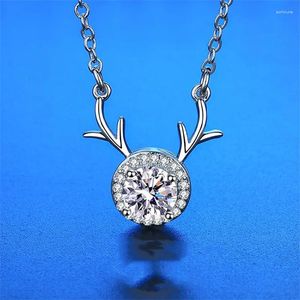 Pendant Necklaces Hip Hop Style Necklace For Women Instagram Trend Deer Antlers Niche Light Luxury Wholesale Of Pendants And Jewe