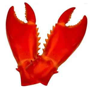 Party Supplies Novelty Lobster Latex Gloves Halloween Cosplay Cartoon Crab Costume Unique Carnival Fancy Role Play Props