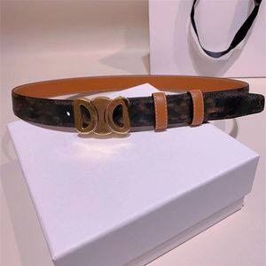 Fashion designer belt retrodesign thin waist belts for men womens smooth buckle genuine cowhide 20 styles optional well quality de274l