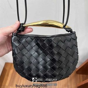 Crossbody Bags Designer Leather Handbags Botte Venetas Place An Order to Contact Customer Service in Paris France 2024 Early Spring Black Woven Small Sardine Ba HBOT