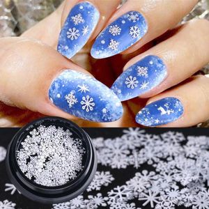 Nail Art Decorations Makeup White Sticker Decoration Pretty Snowflake Christmas DIY
