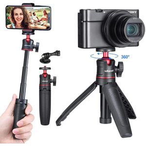 Titulares Pólo de extensão Tripé Mini Selfie Stick Stand Handle Grip para GoPro Action Camera iPhone Samsung Smartphone Sony Vlog Acessório