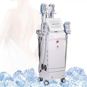 5 Cryo Handtag 360 Cryolipolysis Fat Borttagning Viktminskning Kroppsformning av bantningsmaskin med 8 lipo -laserunderlag Fettupplösning