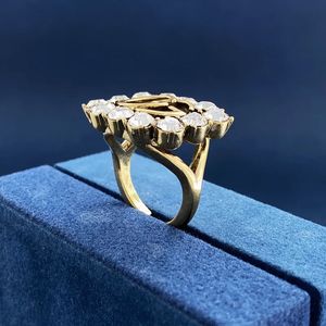 Anéis de banda Vintage Living Black Gem Handgemaakte Mode Ring para mulheres 231218