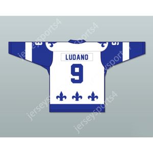 Niestandardowy Mike Ludano 9 le National de Quebec Hockey Jersey Lance Et Compte New Top Stitched S-L-xl-xxl-3xl-4xl-5xl-6xl