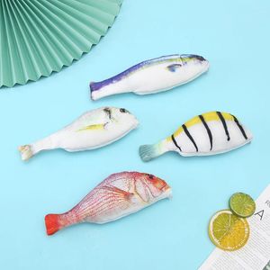 Creative Simulation Fish Pencil Bag Large Capacity Pencils Pouch For School Students Children Stationery Supplies