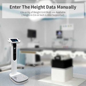 Analisador de gordura corporal da máquina a laser Analisador Analisador Elementos de corpo humano Wi-Fi Multi-frequência sem fio para venda604