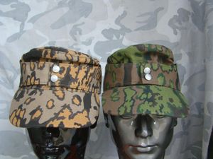 Berets World War II German Field Em Spring Fall Camo Camouflage M43 Hat Cap Classical Military